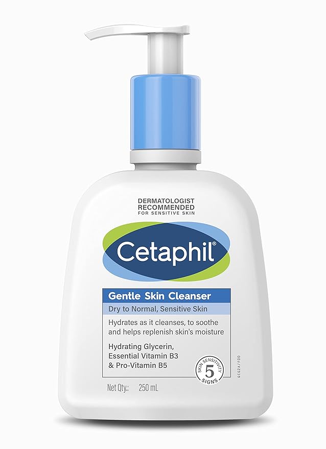 Cetaphil Moisturizing Lotion + Gentle Skin Cleanser for Sensitive Or Dry Skin